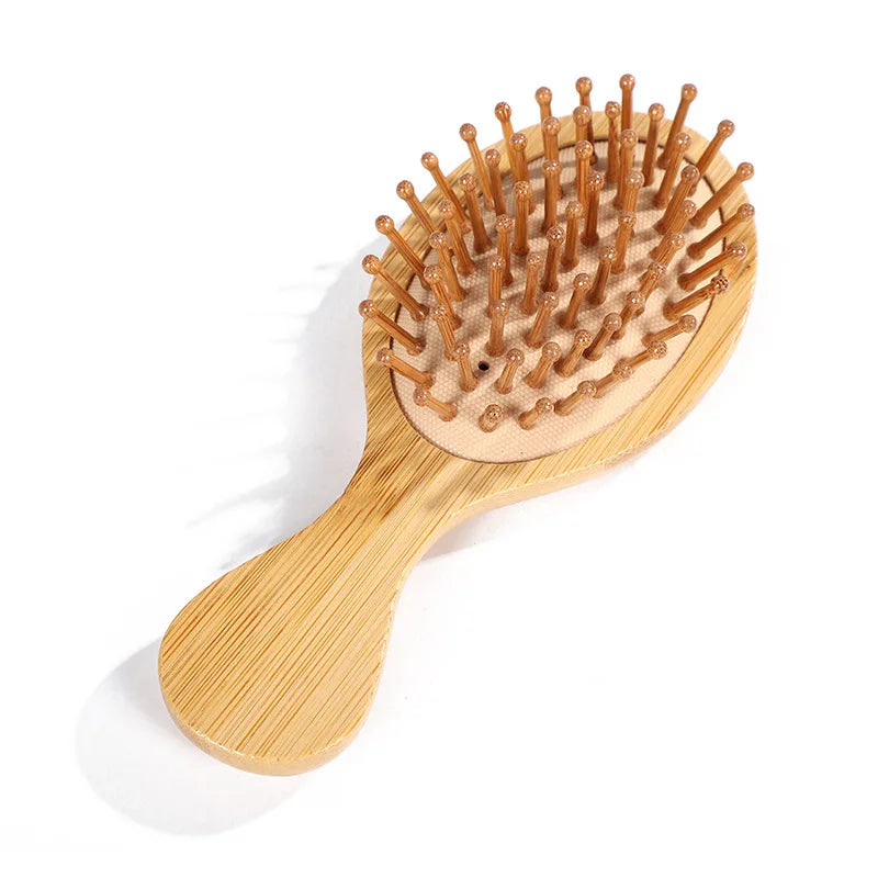 Bamboo Hair Brush: Anti-Static Scalp Massage Comb