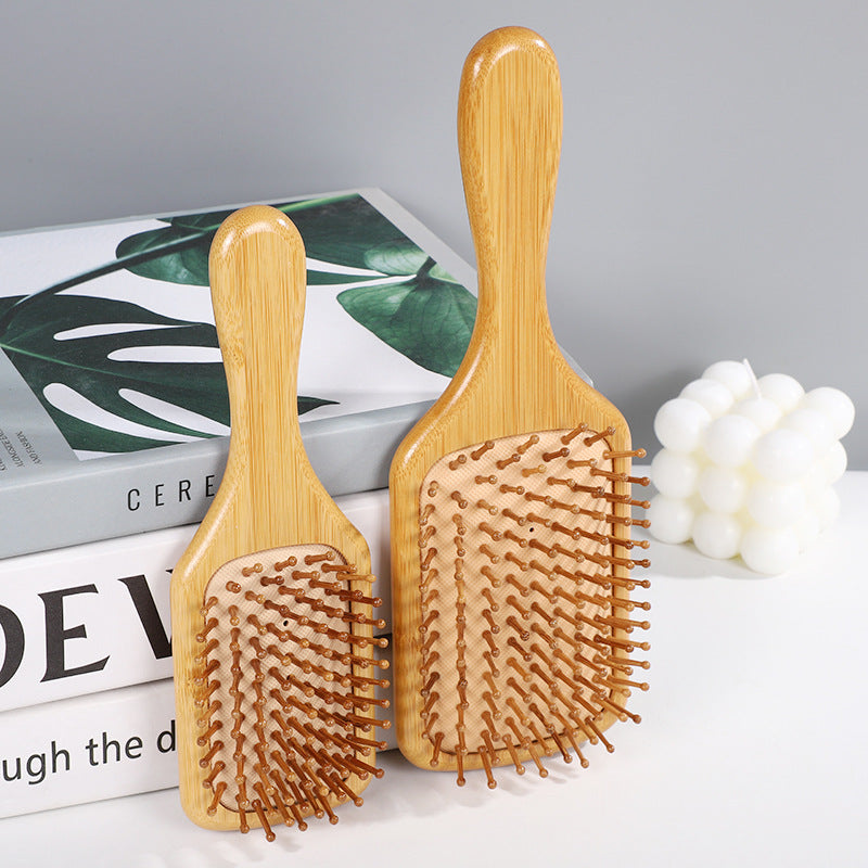 Bamboo Hair Brush: Anti-Static Scalp Massage Comb