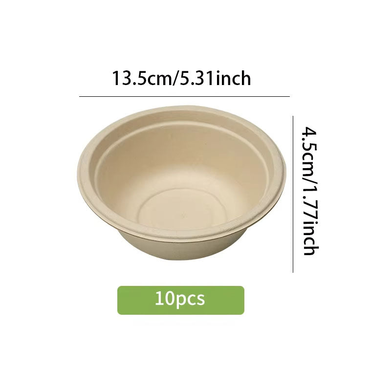 Eco-Friendly Paper Plates - Organic Disposable Partyware