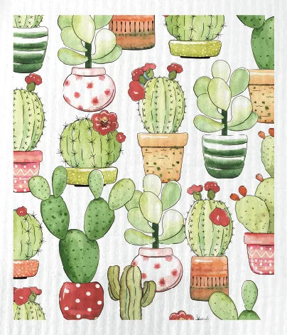 Swedish Dishcloths: Reusable Cactus & Floral Washcloths