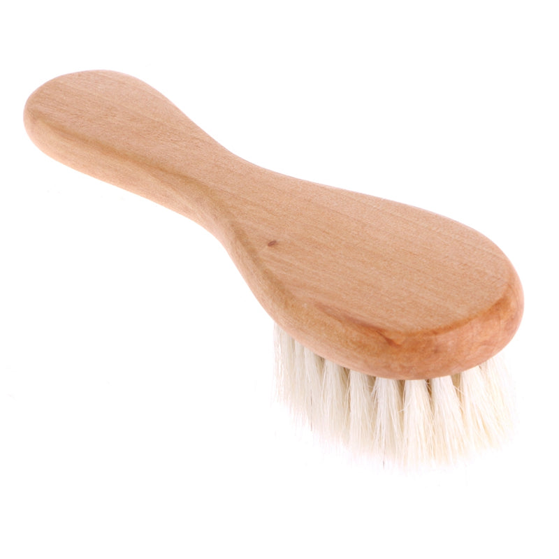 Wooden Hairbrush - Gentle Infant Comb & Massager