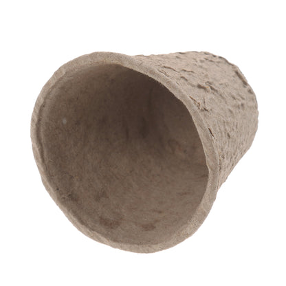 Garden Eco Paper Cups: 50pcs Breathable Planting Tray Bulk Pack