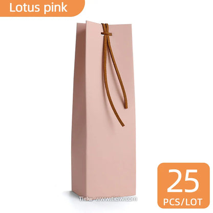 Paper Bags: 25PCS Wedding Favor Bags - Mini Gift Paper Boxes