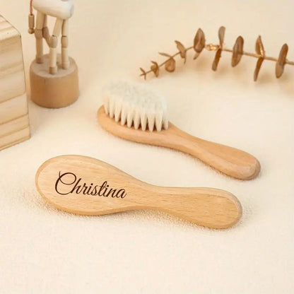 Personalized Baby Hairbrush - Custom Engraved Keepsake Gift