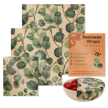 Reusable Beeswax Wraps - Eco-Friendly Food Storage