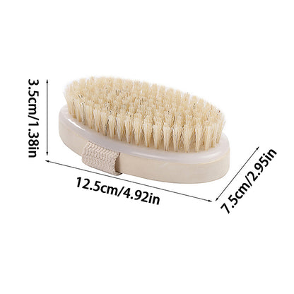 Dry Brush: Natural Bristle Body Brush - Exfoliate & Smooth Skin