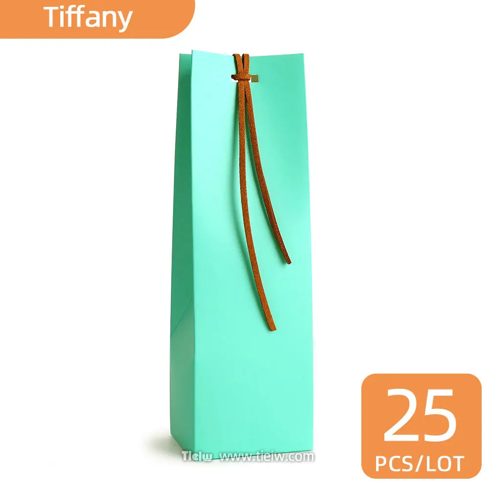 Paper Bags: 25PCS Wedding Favor Bags - Mini Gift Paper Boxes