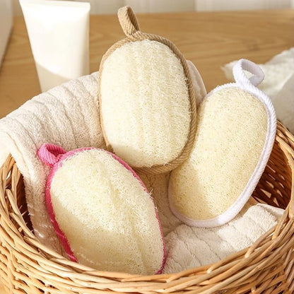 Natural Loofah Sponge - Soft Exfoliating Bath Brush