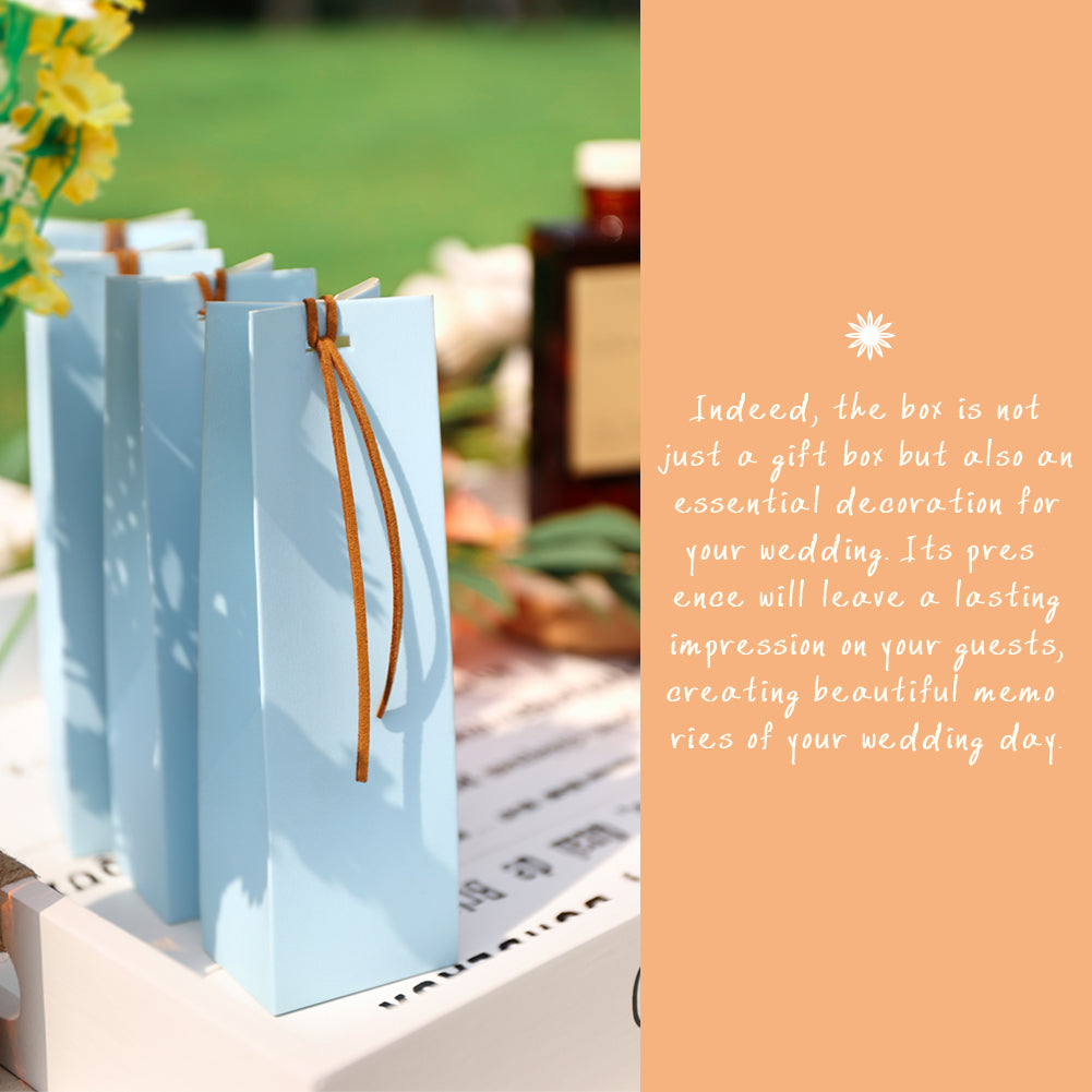 Paper Bags: 25PCS Wedding Favor Bags - Mini Gift Paper Boxes