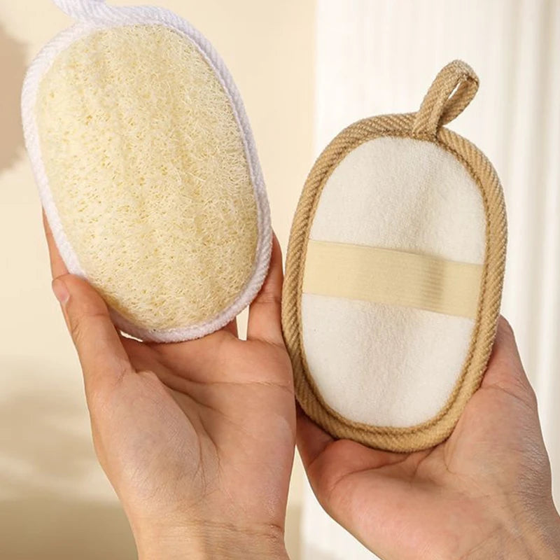 Natural Loofah Sponge - Soft Exfoliating Bath Brush