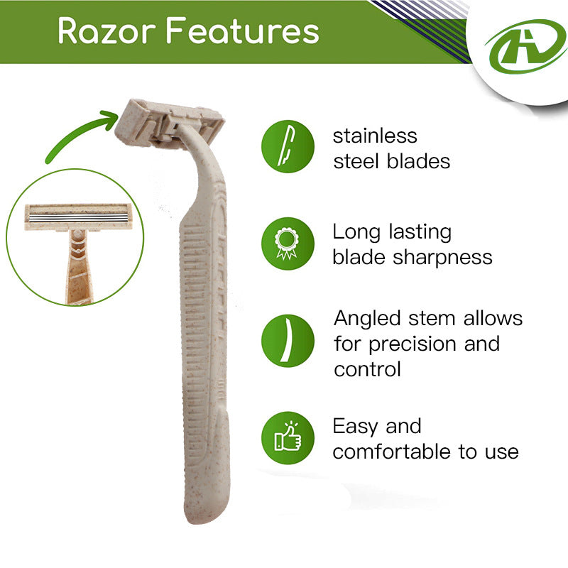 Eco Razors: Wheat Straw & Swedish Steel Blades