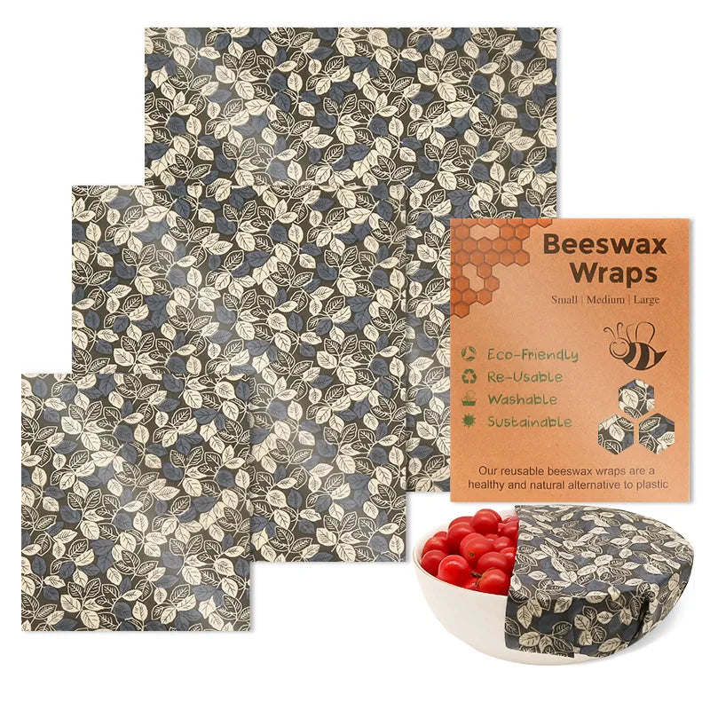 Reusable Beeswax Wraps - Eco-Friendly Food Storage