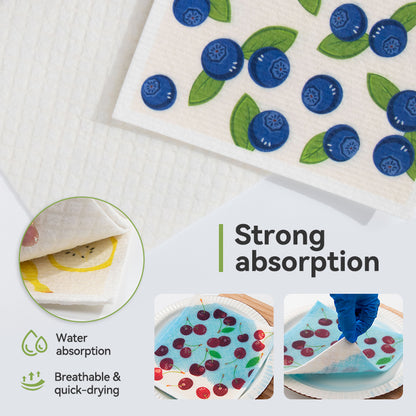 Eco-Friendly Swedish Dishcloth - Super Absorbent & Reusable