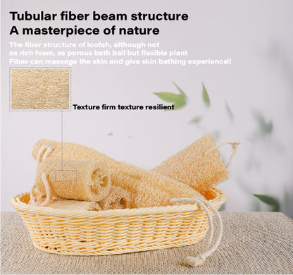 Natural Loofah Sponge Set - Eco Dish & Pot Scrubber