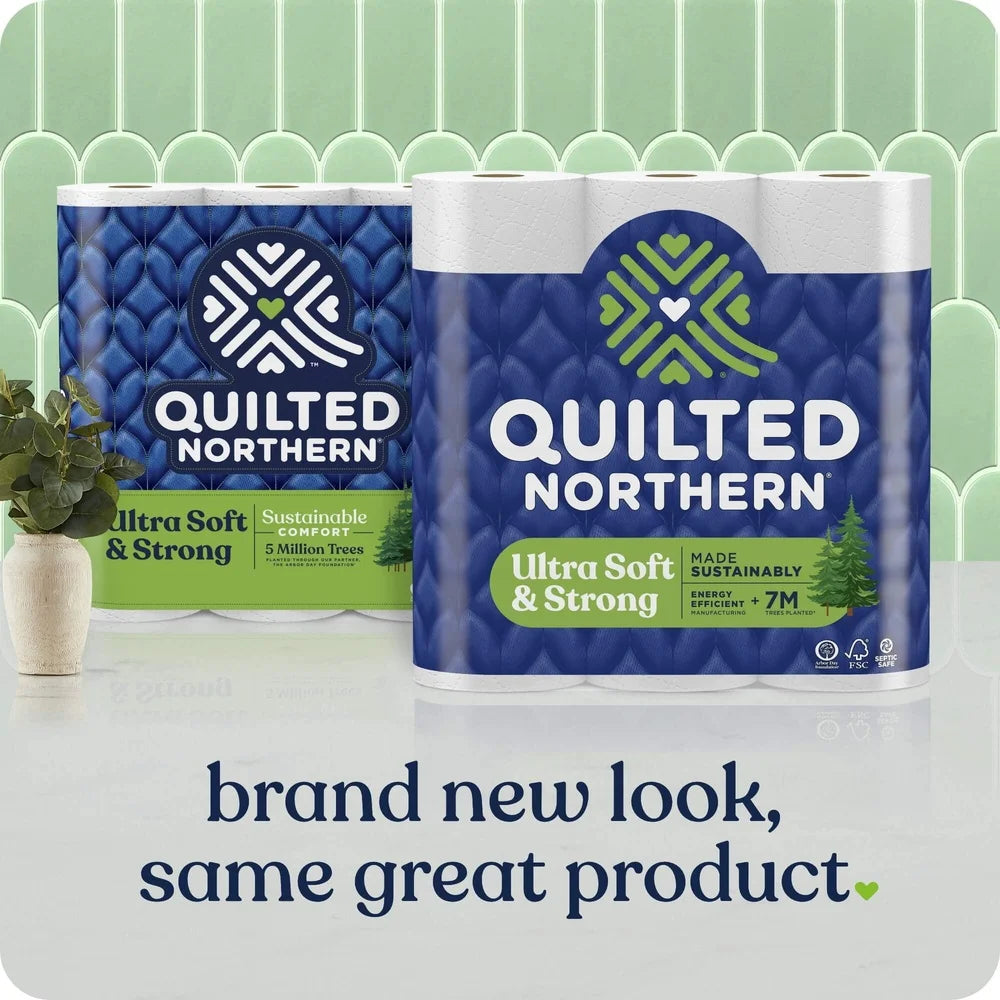 Eco-Friendly 2 Ply Bamboo Toilet Tissue Paper 12 Mega Rolls Ultra Soft