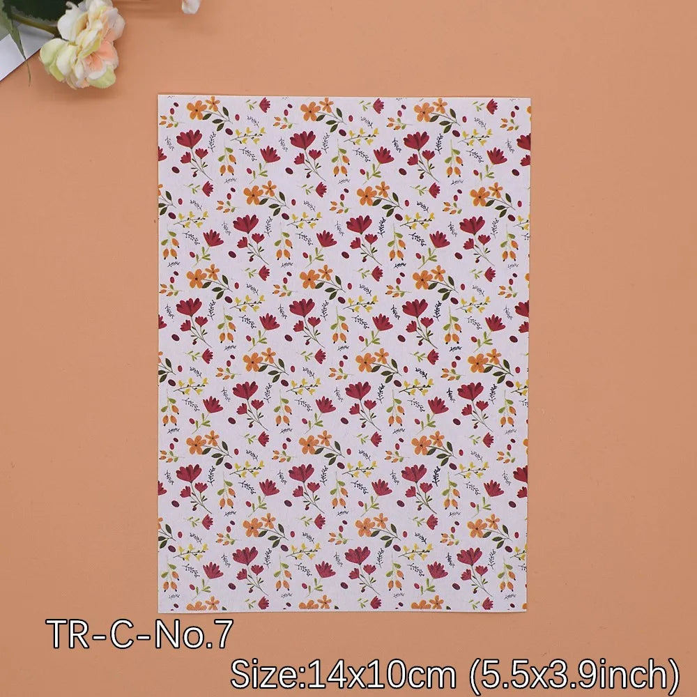 Transfer Paper for Polymer Clay - Forest Floral Design