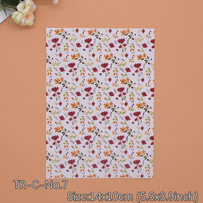 Transfer Paper for Polymer Clay - Forest Floral Design