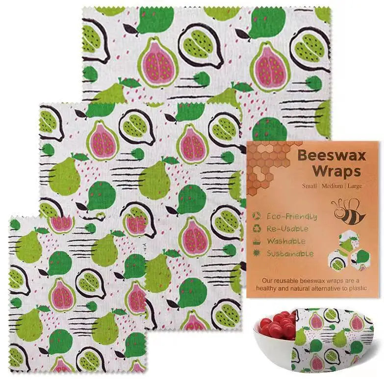 Reusable Beeswax Wraps - Eco-Friendly Food Storage