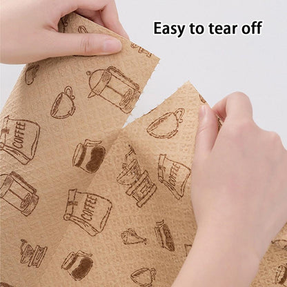 Multi-Purpose Wet Wipes - 50 Sheet Roll, Cute Patterns