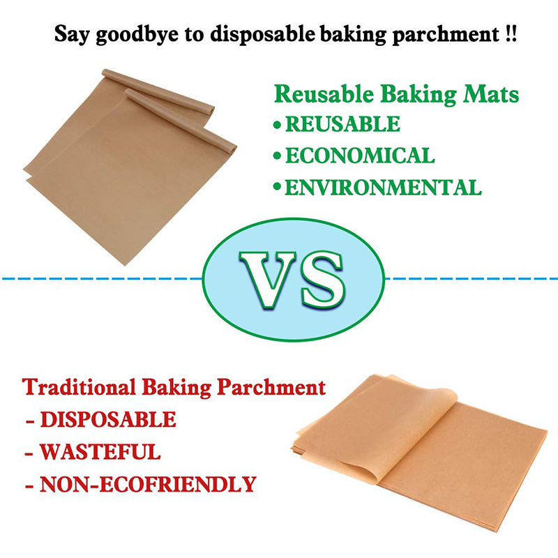 Baking Sheet: Reusable Non-Stick Baking Mat Sheets - 40x60cm/30x40cm