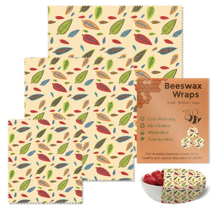 Reusable Beeswax Wraps - Eco-Friendly Food Storage
