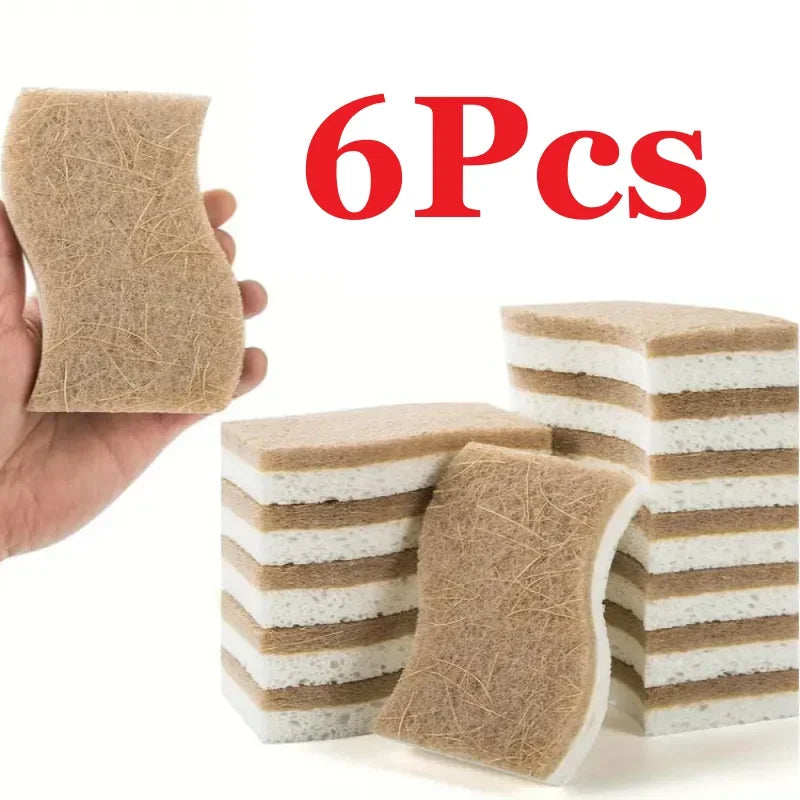 Natural Cellulose Kitchen Sponge & Coconut Scrubber Pack