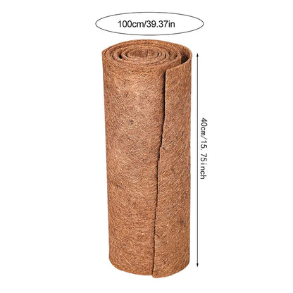 Coconut Liner Sheet Coco Plant Fiber Roll Natural Carpet Mat Reptile Bedding Supplies Winter Insulation Flowerpot Basket Supply