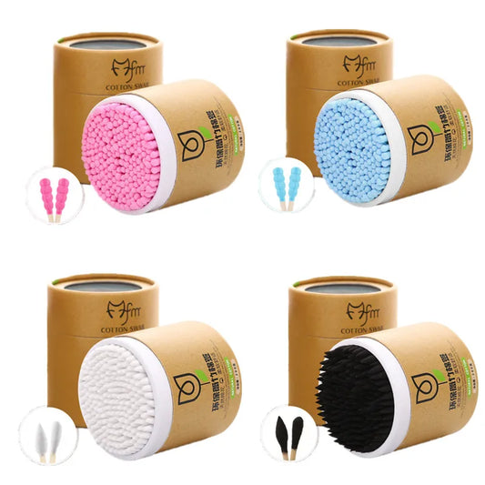 Bamboo Cotton Swabs 200pcs - Eco-Friendly Ear Cleaning Buds