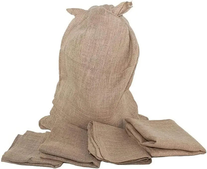 1Pc Burlap Bag Potato Sack Race Bags Biodegradable Reusable Burlap Sack Food-Safe Sacks for Field Day Games Vegetables Gardening