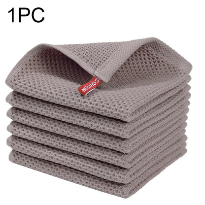 Cotton Honeycomb Dishcloth - Soft, Absorbent, Quick-Dry