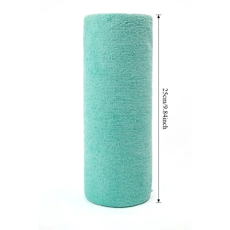 Cleaning Wipes: Microfiber Reusable Kitchen Cloth Roll