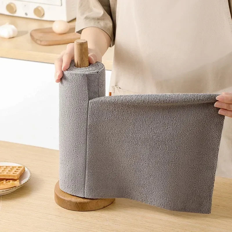 Cleaning Wipes: Microfiber Reusable Kitchen Cloth Roll