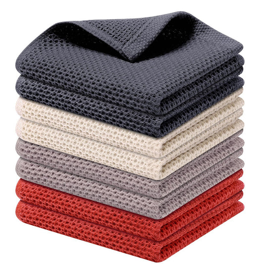 Cotton Honeycomb Dishcloth - Soft, Absorbent, Quick-Dry