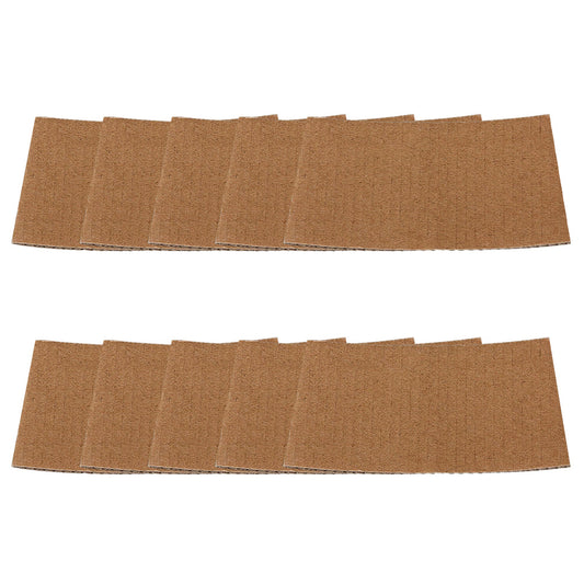 Paper Cup Insulation: Heat Insulation Cup Sleeves - 50 Pcs Corrugated Coffee Protectors