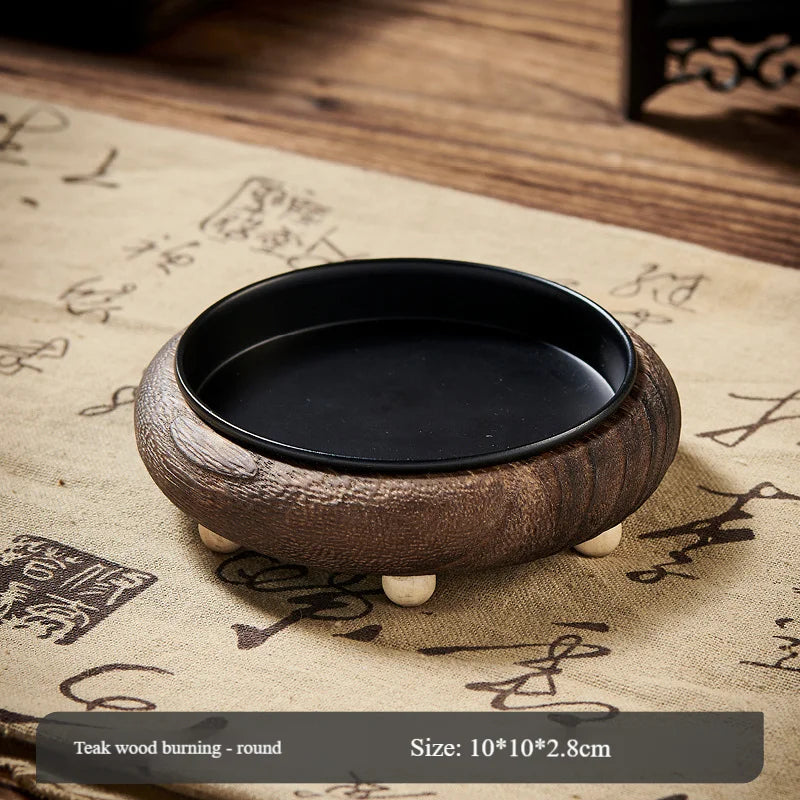 Wood Candle Holder - Table Centerpiece & Home Decor