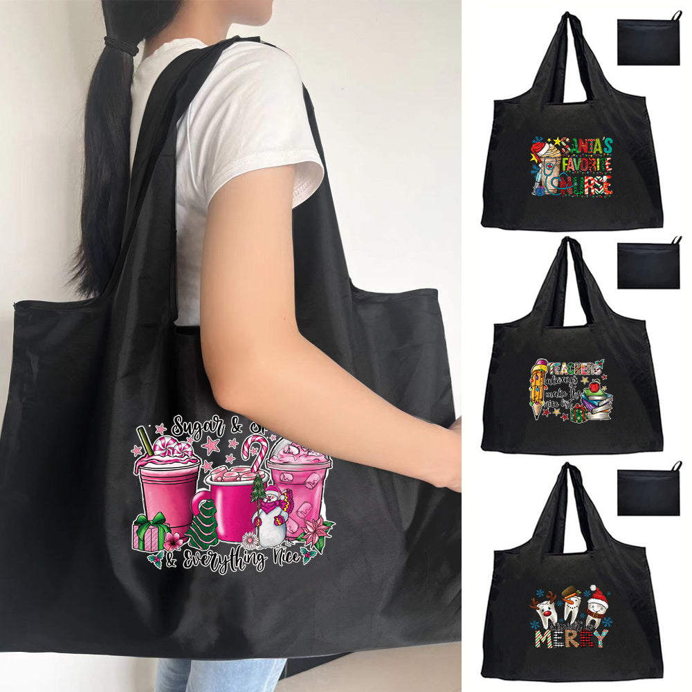 Eco-Friendly Tote Bag: Reusable Folding Shopping Handbag