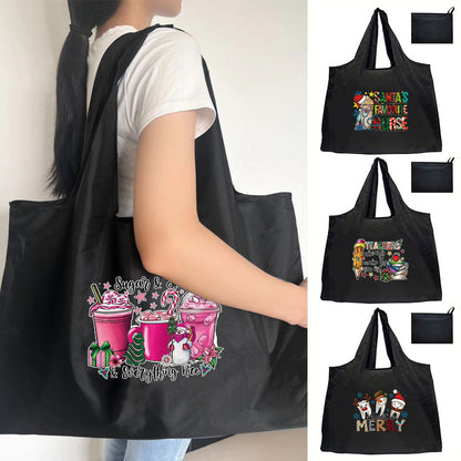 Eco-Friendly Tote Bag: Reusable Folding Shopping Handbag