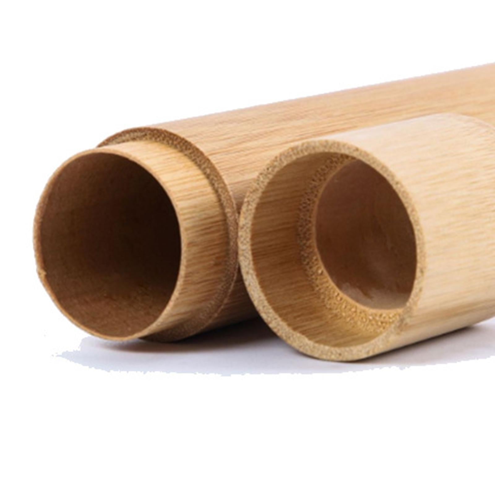 Bamboo Toothbrush Case: Eco Travel Holder & Storage Tube