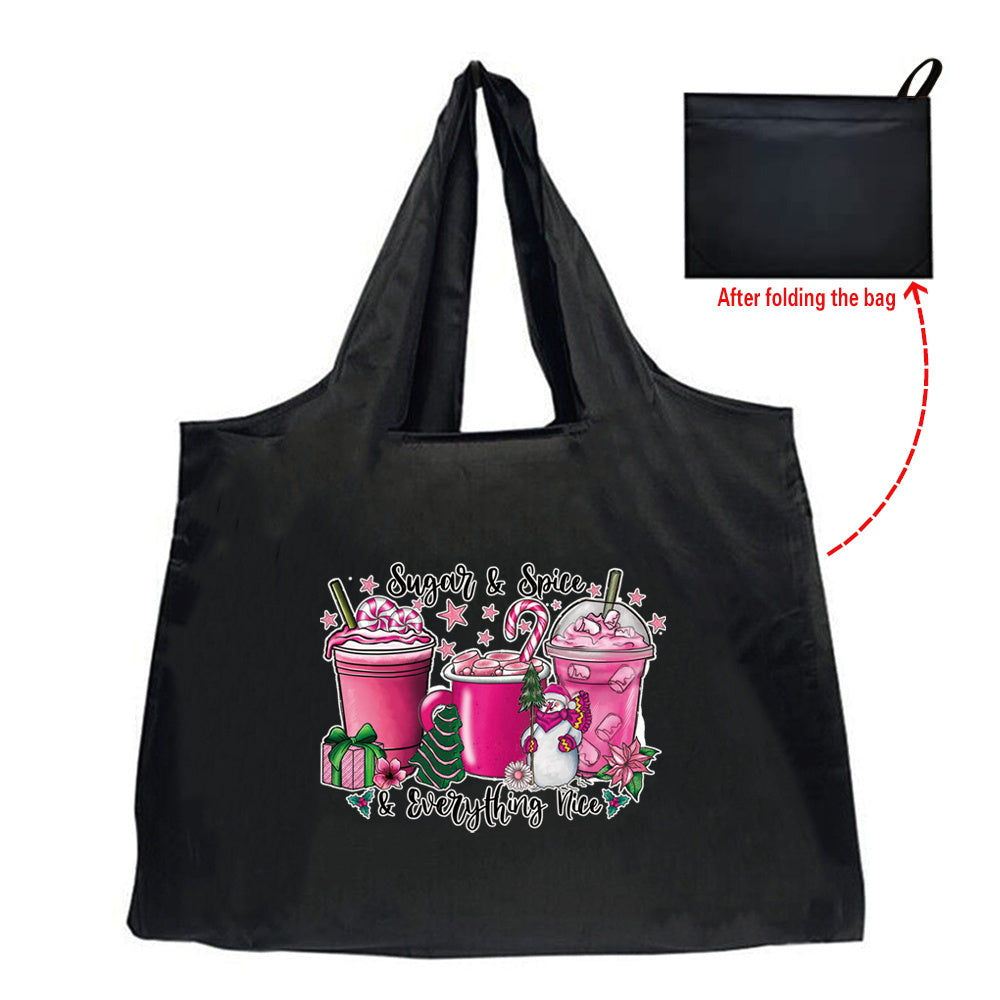 Eco-Friendly Tote Bag: Reusable Folding Shopping Handbag