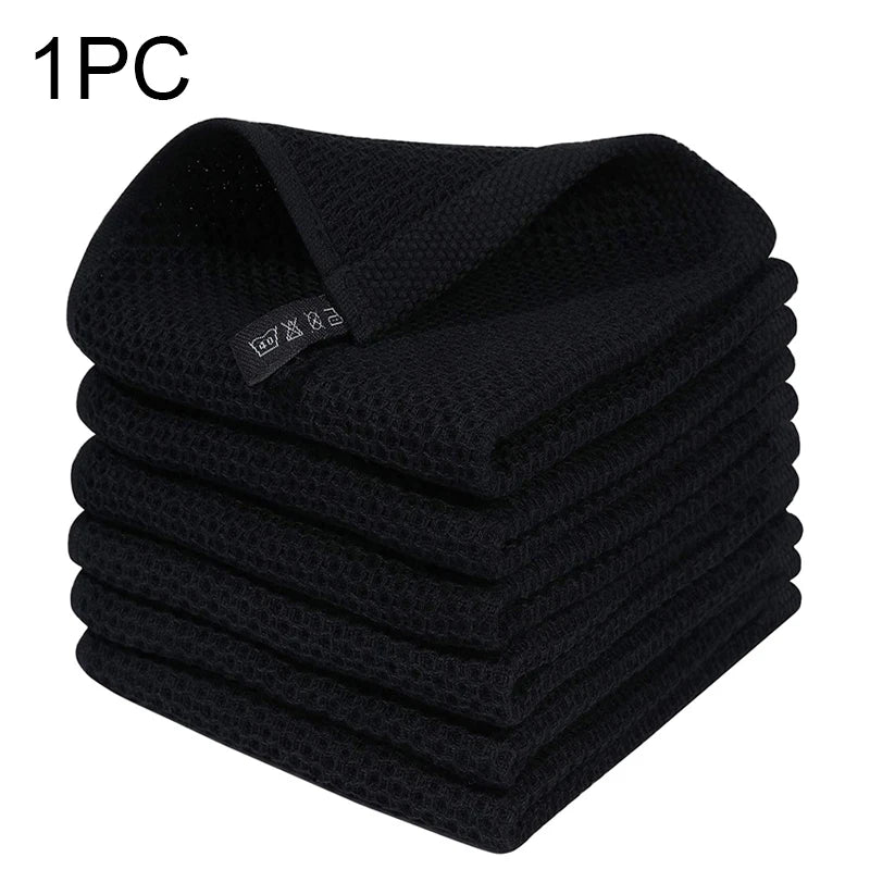 Cotton Honeycomb Dishcloth - Soft, Absorbent, Quick-Dry
