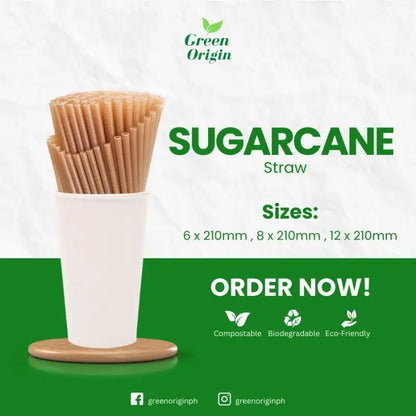 Eco-Friendly Disposable Plant Fiber Straws Biodegradable Food Grade 70Pcs Set for Kids Birthday Party Drinks