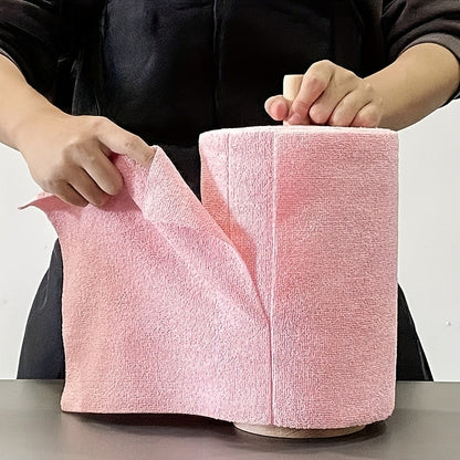 Kitchen Dish Towels: 4M Reusable Dish Cloth Roll - Washable Cleaning Wipes