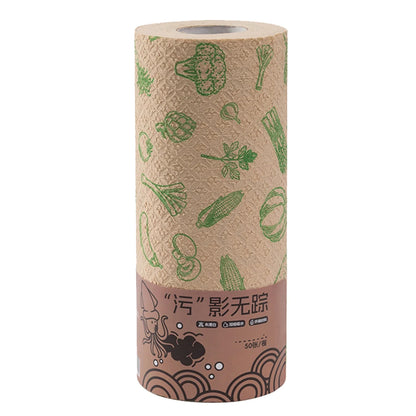 Multi-Purpose Wet Wipes - 50 Sheet Roll, Cute Patterns