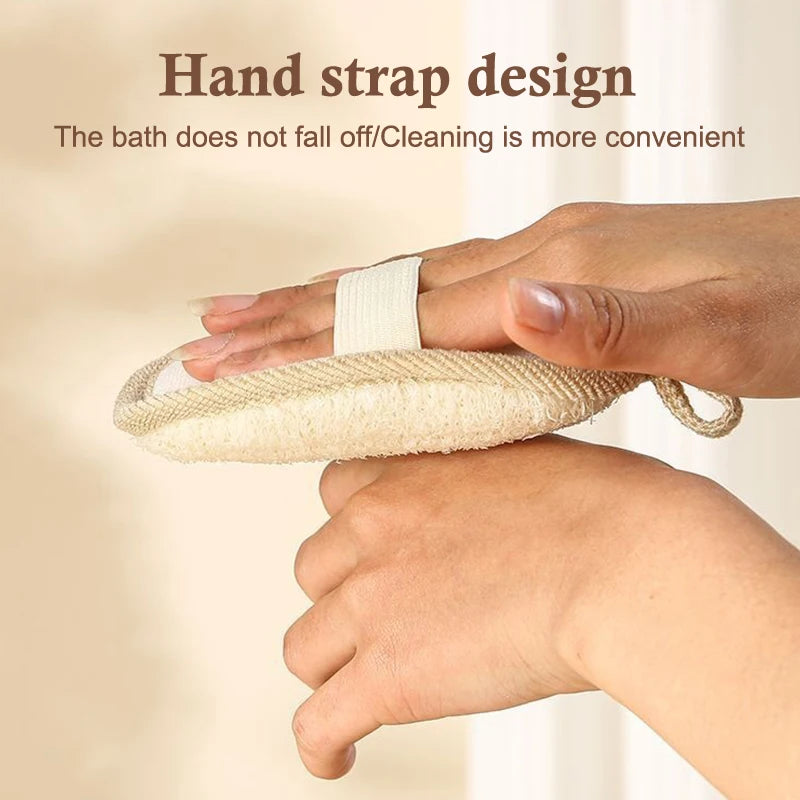 Natural Loofah Sponge - Soft Exfoliating Bath Brush