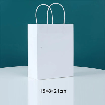 Paper Bags: Candy Colorful Kraft Paper Bags - 5/10/15/20/25pcs with Handles