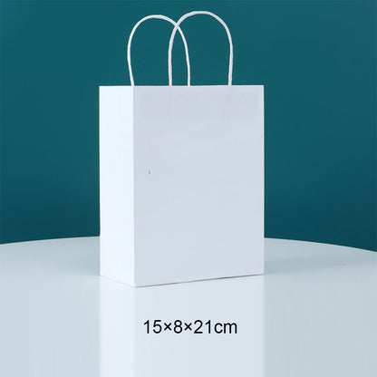 Paper Bags: Candy Colorful Kraft Paper Bags - 5/10/15/20/25pcs with Handles