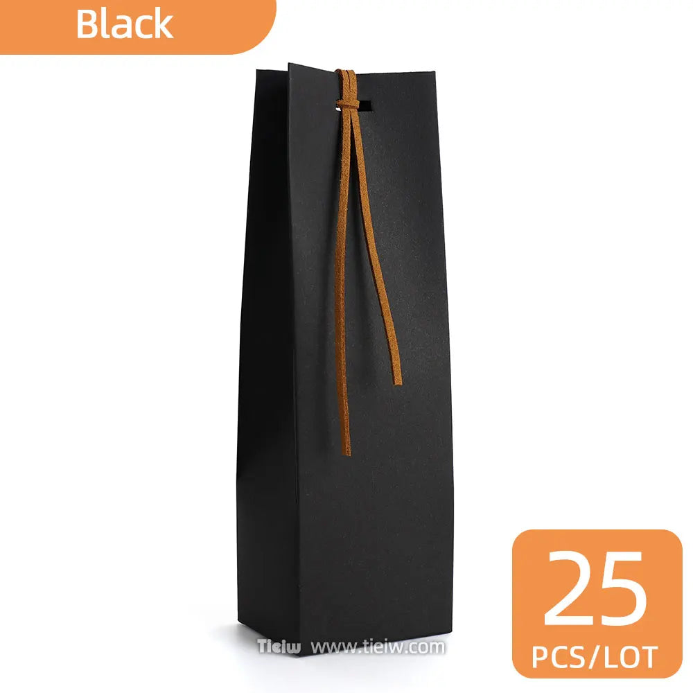 Paper Bags: 25PCS Wedding Favor Bags - Mini Gift Paper Boxes