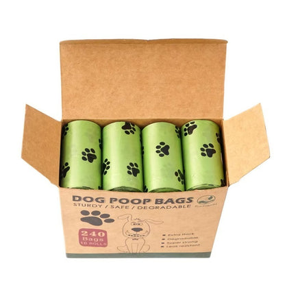 Biodegradable Dog Poop/Garbage Bags - Leak Proof with Dispenser