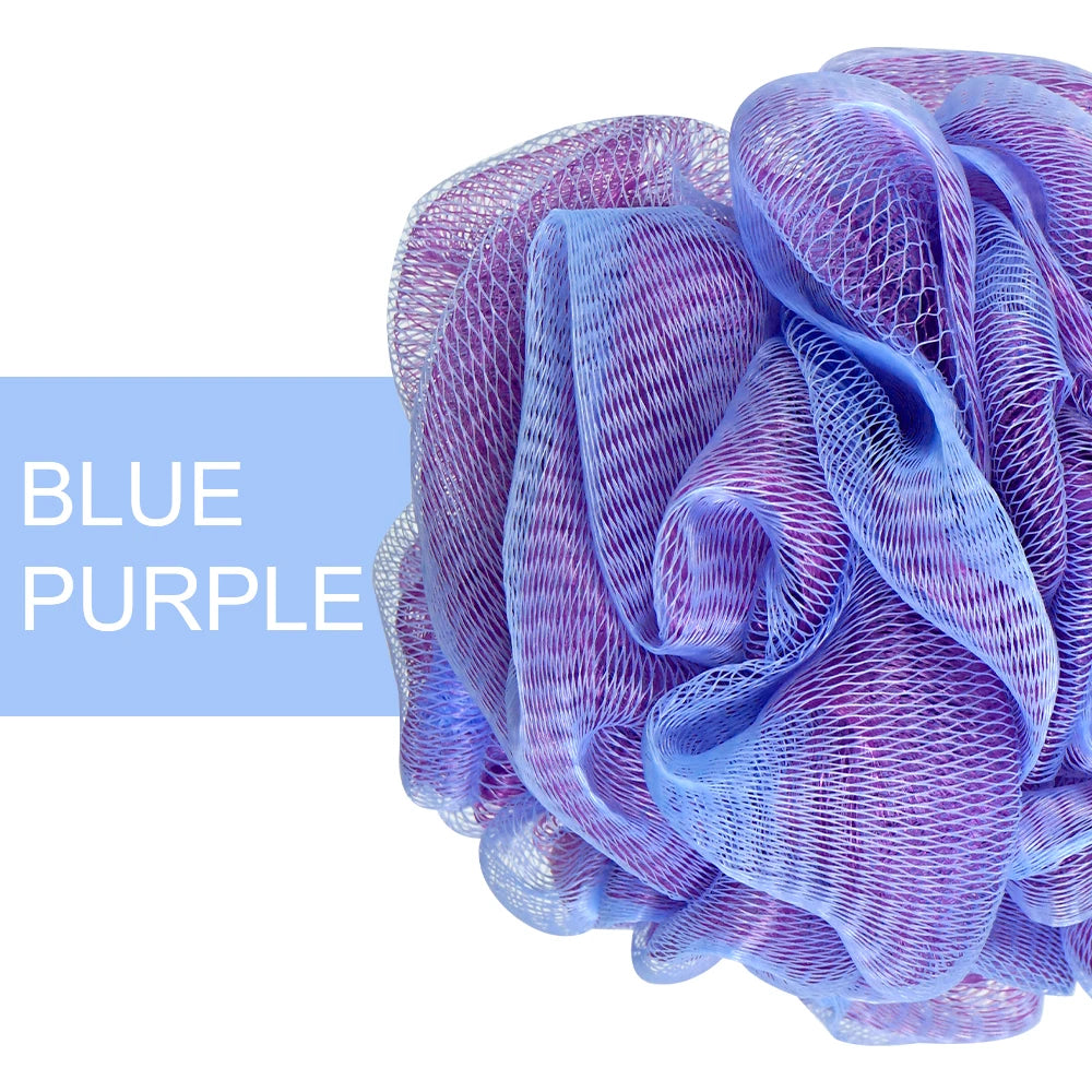 Loofah Sponge: Exfoliating Bath Sponge - Soft Mesh Shower Puff Scrubber