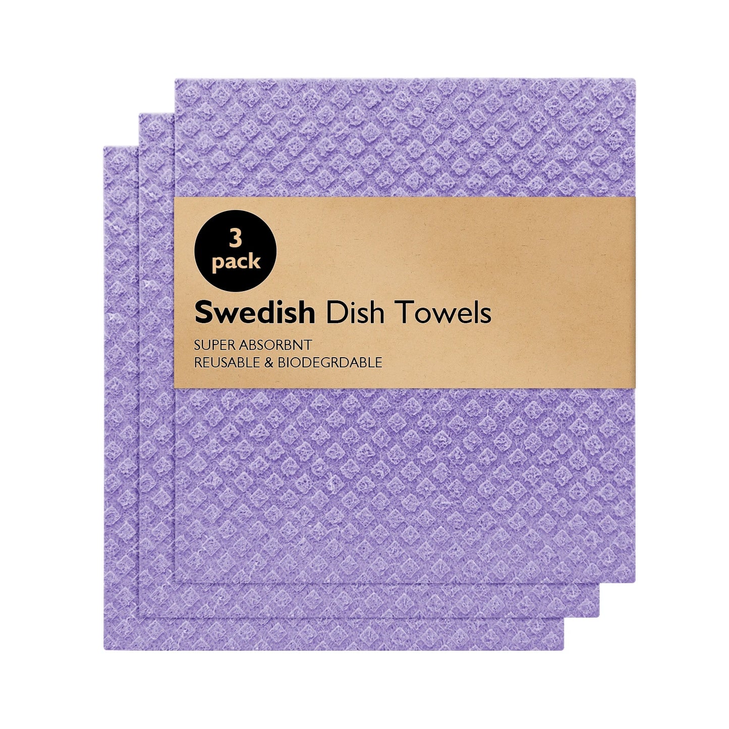 Magic Cleaning Dish Cloths: Absorbent Swedish Dishcloth Set